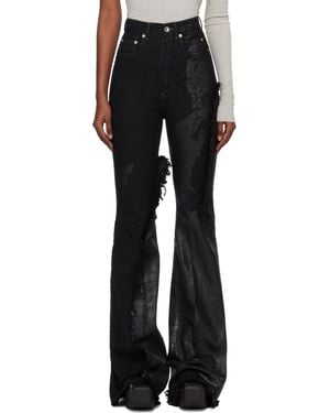 Rick Owens Concordians Bolan Bootcut Jeans - Black