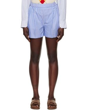 Marni Striped Shorts - Blue