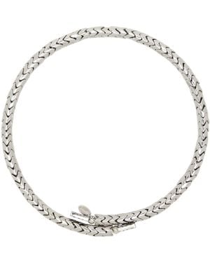 Toga Metal Choker Necklace - Metallic