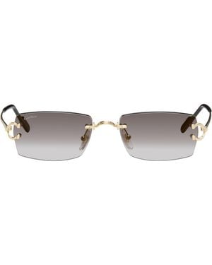 Cartier 'Classic C De Sunglasses - Gray