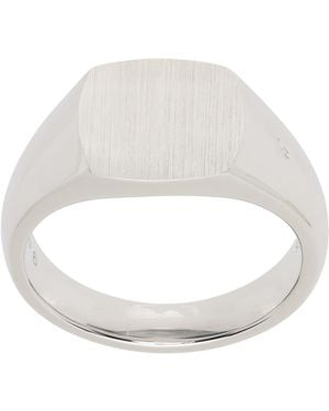 Tom Wood Bague Kay - Blanc