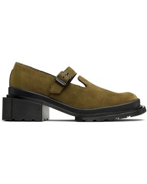 Dr. Martens Khaki Maybole Mary Jane Loafers - Green