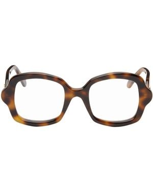 Loewe Tortoiseshell Curvy Glasses - Black