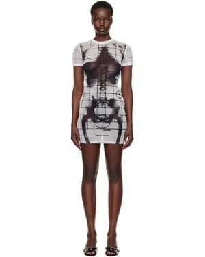 Jean Paul Gaultier 'The Squeletor' Minidress - Black