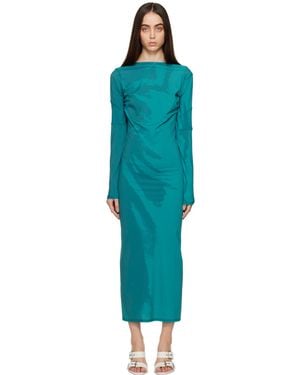 Ioannes Kylie Midi Dress - Blue