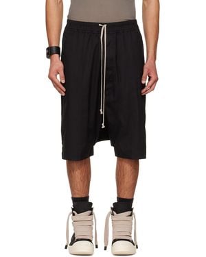 Rick Owens Temple Rick S Pods Shorts - Black