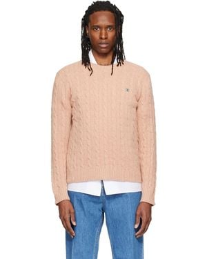 Valentino Cable-Knit Wool Sweater - Blue