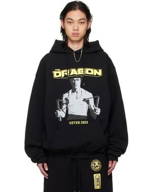 Lu'u Dan Bruce Lee X Lựu Đạn Oversized Hoodie - Black