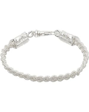 Emanuele Bicocchi 3-Wire Ice Braid Bracelet - Black