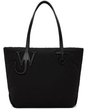 JW Anderson スモール Puffy Anchor トートバッグ - ブラック