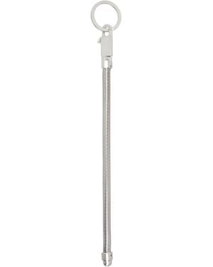Rick Owens Temple Snake Keychain - White