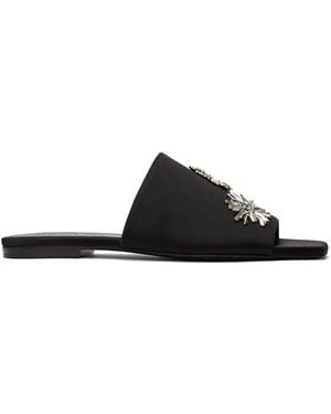 Lanvin Satin Sandals - Black