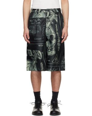 Lu'u Dan Wide Leg Shorts - Black