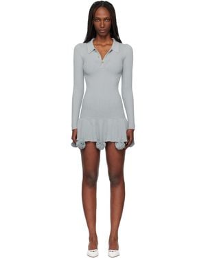 Conner Ives Pom Pom Polo Minidress - Black