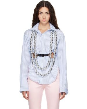 VAQUERA Belted Shirt - Blue