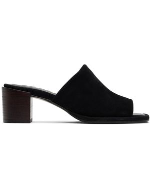 BY FAR Francisco Heeled Sandals - Black