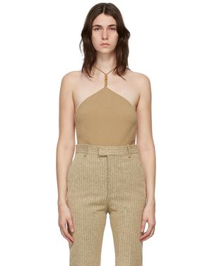 Bottega Veneta Justaucorps en cachemire - Neutre