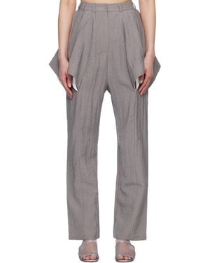 JKim Lazzat Sculptural Trousers - Multicolour