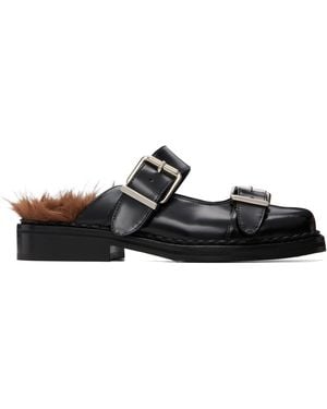 Simone Rocha Mary Jane Mule Loafers - Black