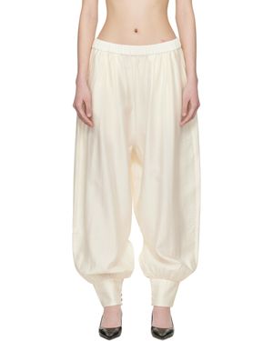 Cordera Off- Sarouel Pants - Natural