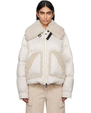 Moncler Stowe Down Jacket - Natural