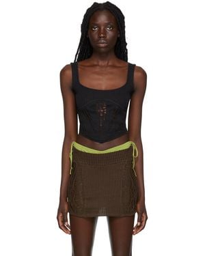 GUIZIO Ssense Exclusive Tank Top - Black