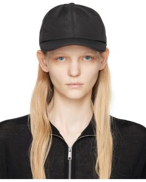 ZEGNA Black Panelled Cap