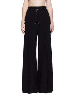 Rick Owens Concordians Tailored Wide Belas Trousers - Black