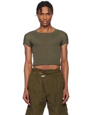 OTTOLINGER グリーン Deconstructed Linen トップス