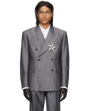 Maison Margiela Double-breasted Blazer - Black