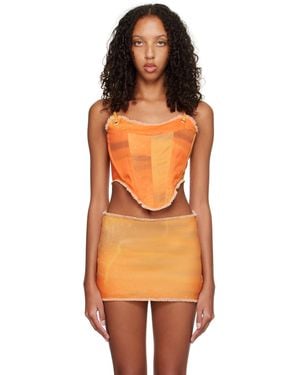 BINYA Ssense Exclusive Ruta Tank Top - Orange