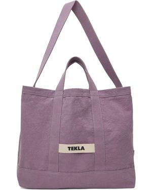 Tekla Beach Tote - Purple