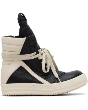 Rick Owens Temple Geobasket Trainers - Black