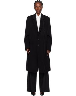 Ann Demeulemeester Viv High Comfort Tailored Coat - Black