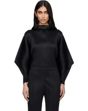 Pleats Please Issey Miyake Skyline Top - Black