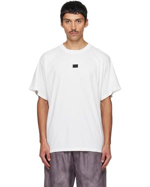 MM6 by Maison Margiela Logo Patch T-Shirt - White
