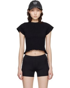 Vetements Gathered Baby T-Shirt - Black
