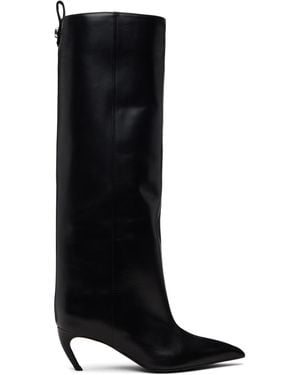 The Attico Lea Tall Boots - Black