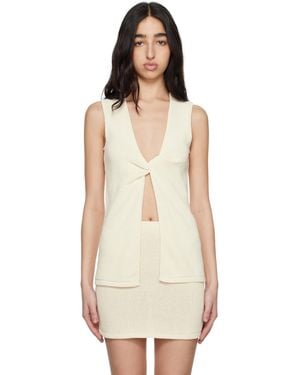 Bec & Bridge Bec + Bridge Off- Milla Twist Tank Top - White