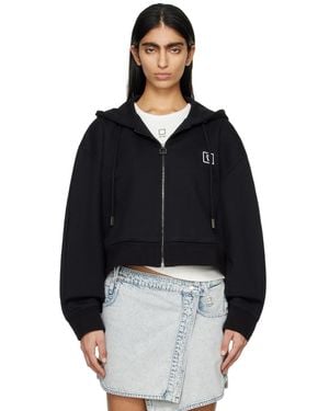 WOOYOUNGMI Black Patch Hoodie