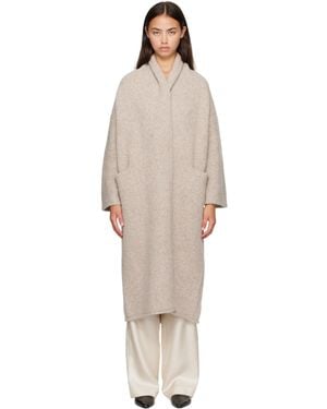 Lauren Manoogian Off- Long Shawl Cardigan - Natural