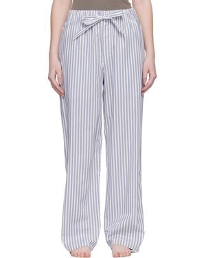 Tekla Poplin Pyjama Trousers - White