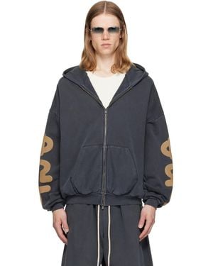 Fear Of God 90's Zip-Up Hoodie - Blue
