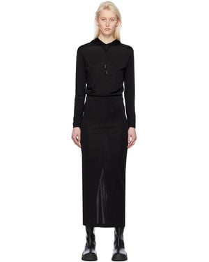 Dion Lee Gathered Maxi Dress - Black