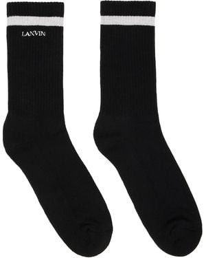 Lanvin Classic Socks - Black
