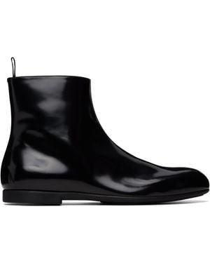 Jil Sander Bottines Noires