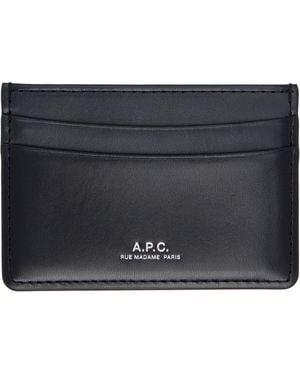 A.P.C. André Card Holder - Black