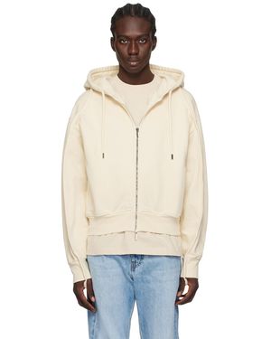 Jacquemus Les Classiquesコレクション Le Sweater Camargue Zippé フーディ - ナチュラル