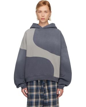 ERL パネルパーカー　グレー ERL Panelled Hoodie | グレー | FARFETCH JP
