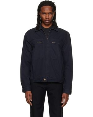 Palmes Worker Denim Jacket - Blue